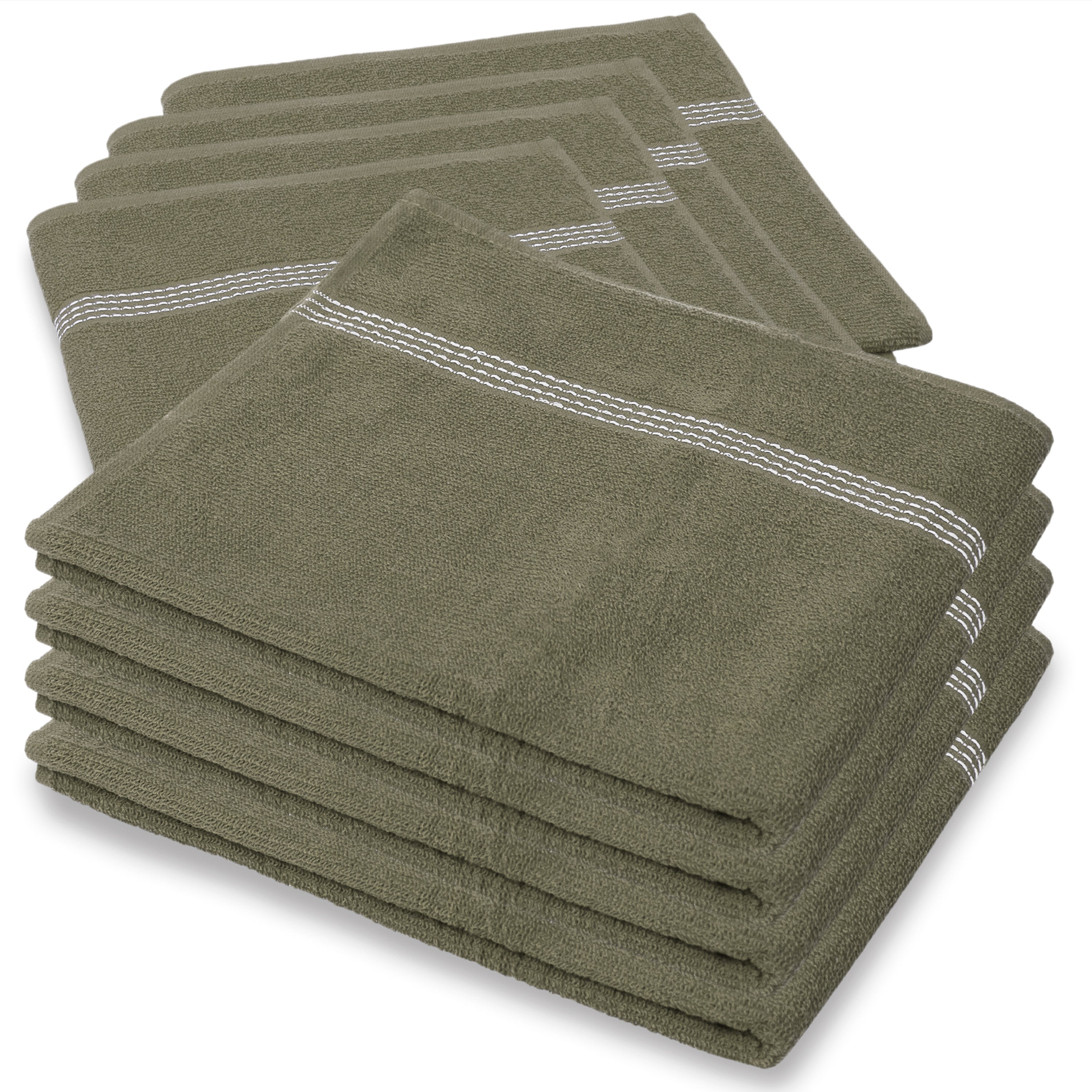 27"x50" Pastel Green Wholesale Value Bath Towels 48-Pack – Bulk Case of 48