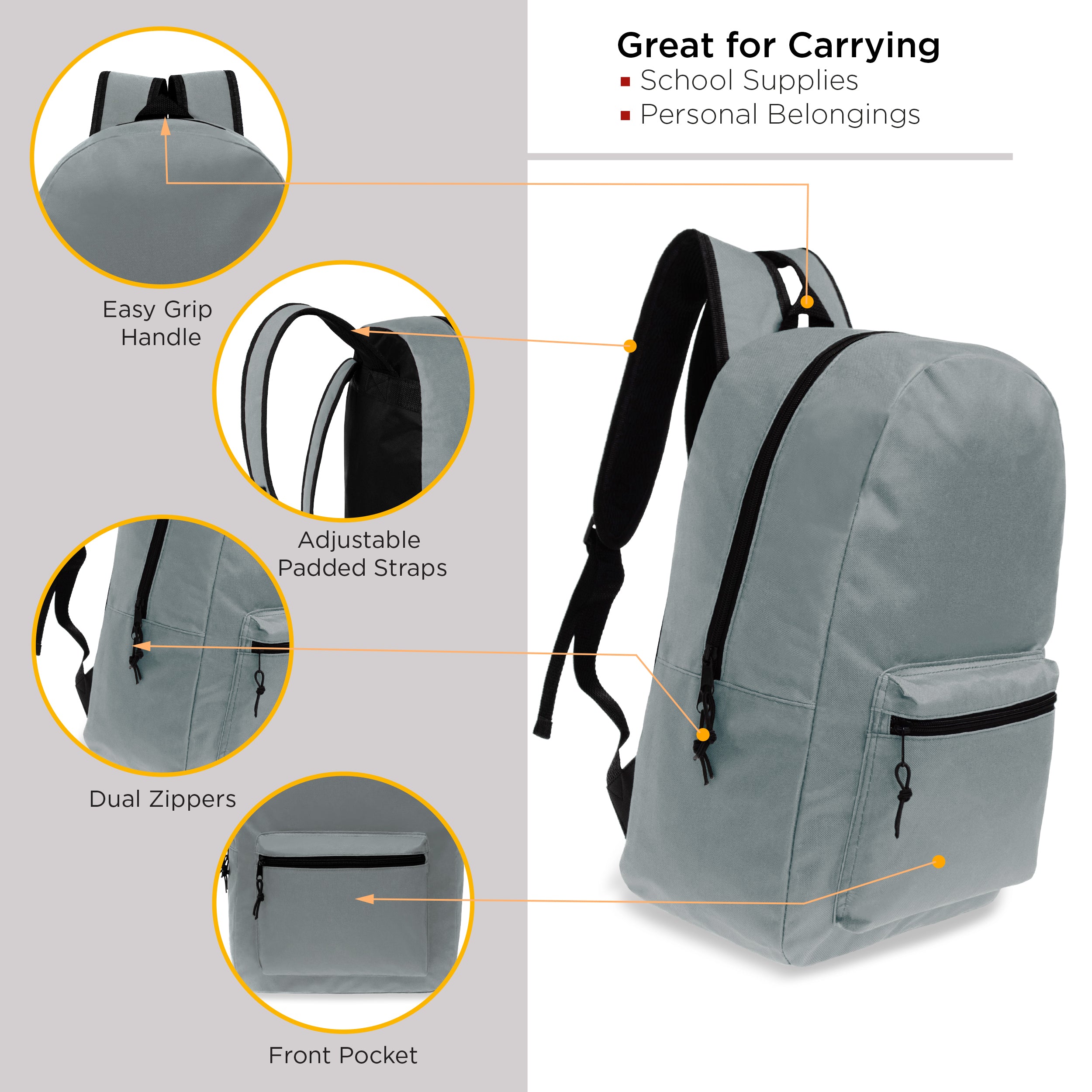 Bulk backpacks clearance for sale