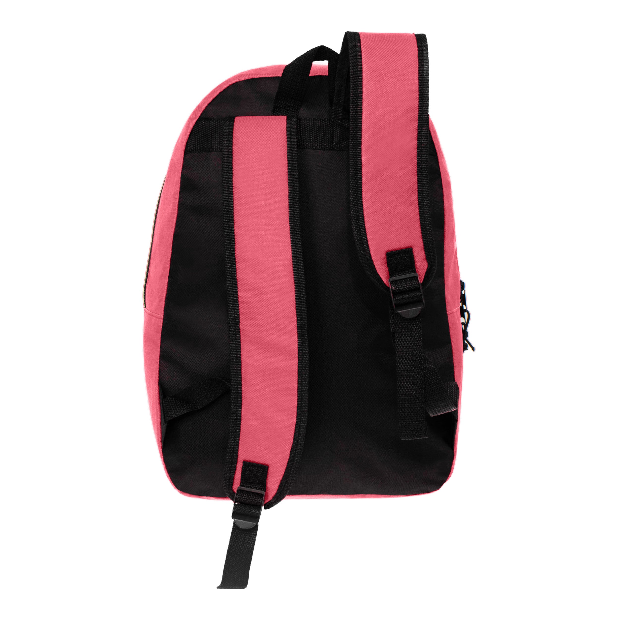 17" Kids Basic Wholesale Backpack in Pink - Bulk Case of 24 Backpacks