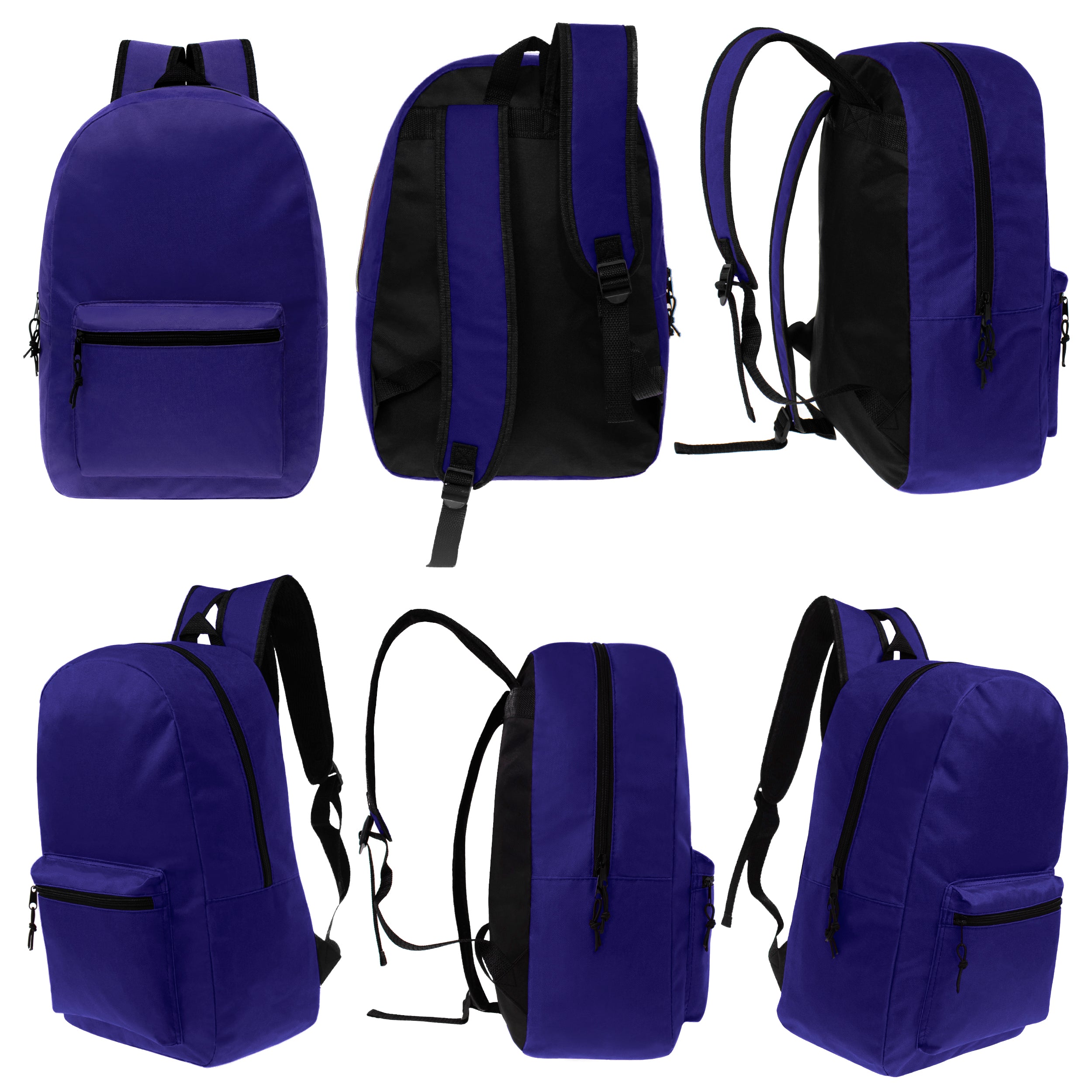 Purple backpacks for online school