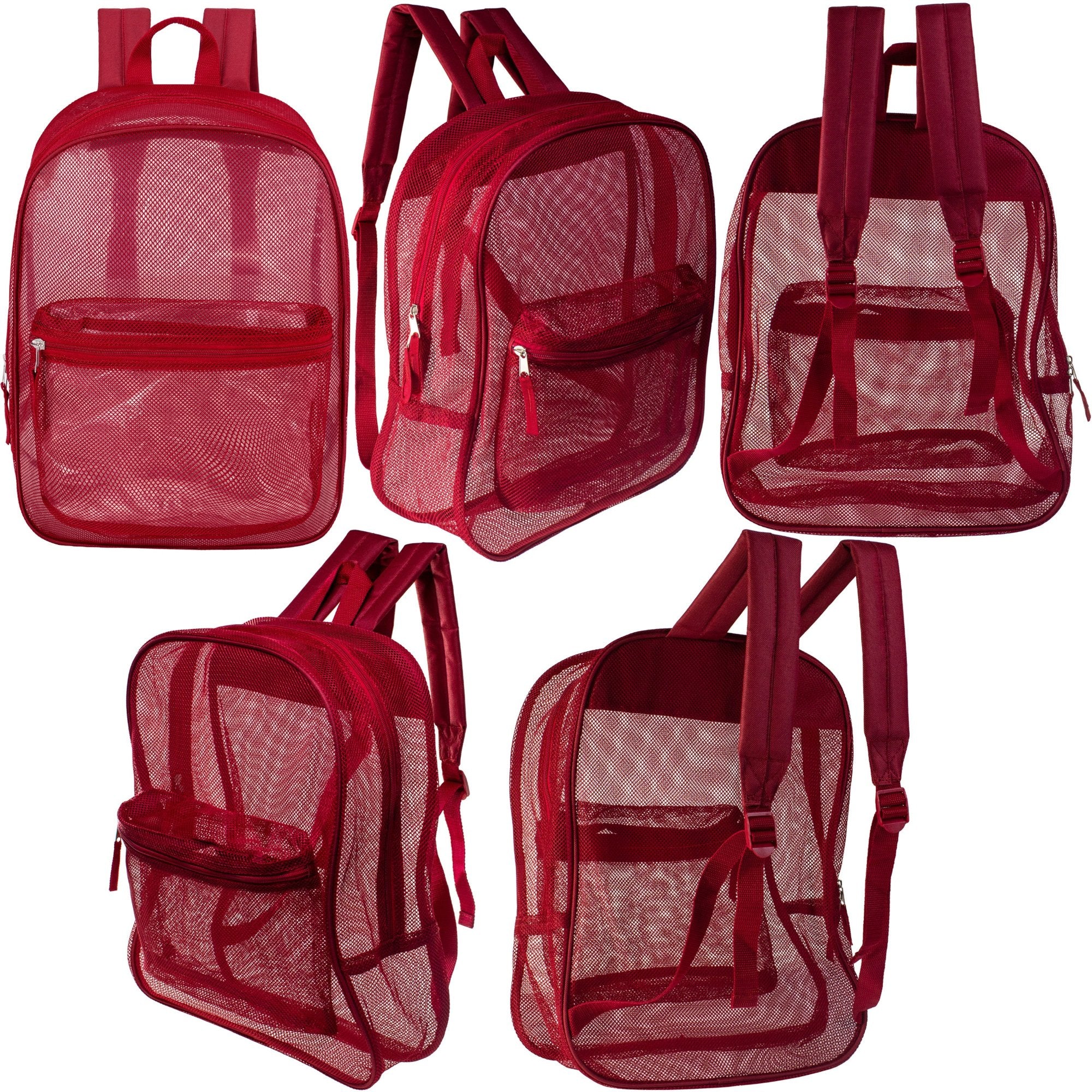 17 Mesh Wholesale Backpacks For Back to School Assorted Colors