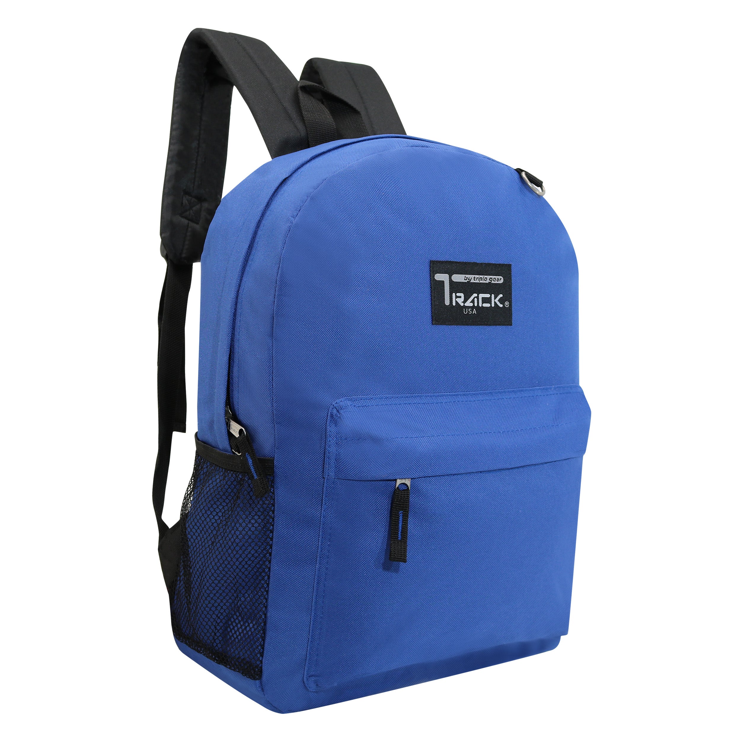 17 Bulk Classic Royal Blue Backpack Wholesale Case of 24 Bookbags