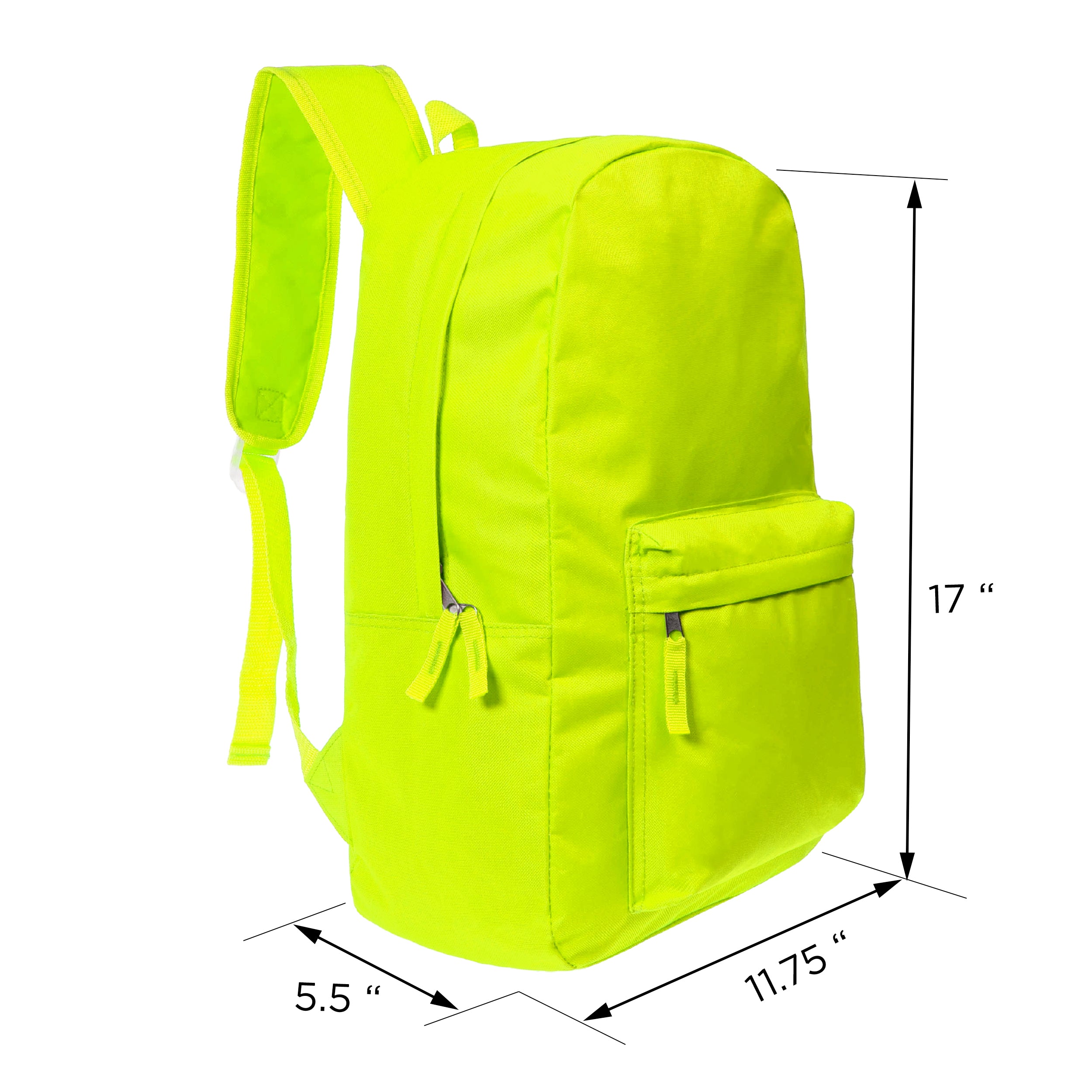 Bright yellow sales backpack