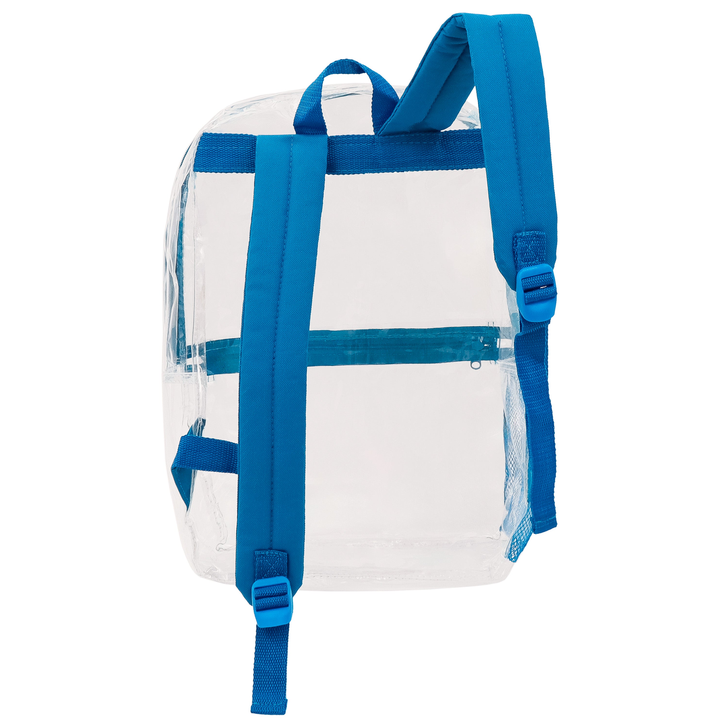 17” Wholesale Clear PVC Backpacks in Assorted Colors – Bulk Case of 24 Backpacks