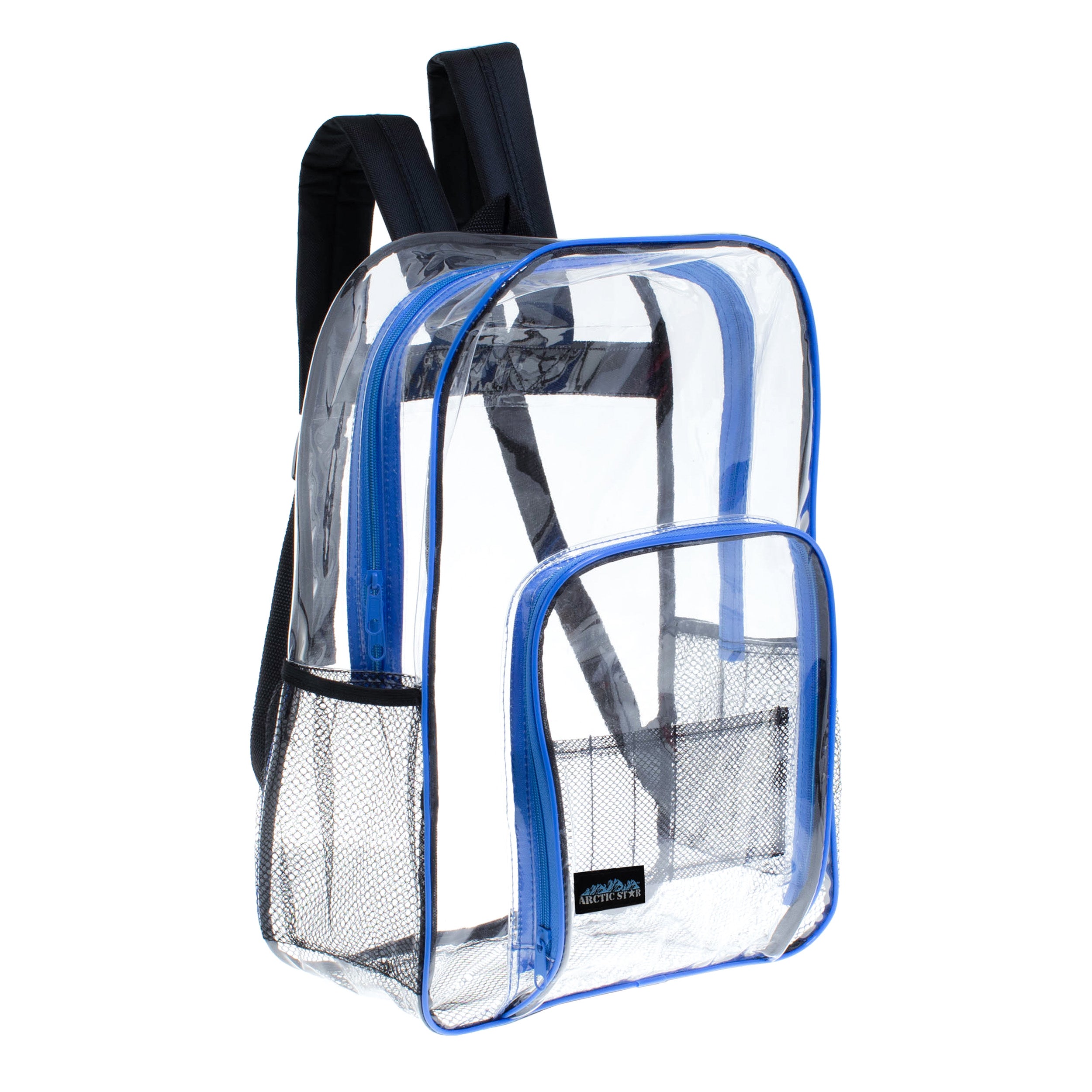 Clear Vinyl Piping Bulk 13 Mini Backpacks 5 Assorted Colors Whole