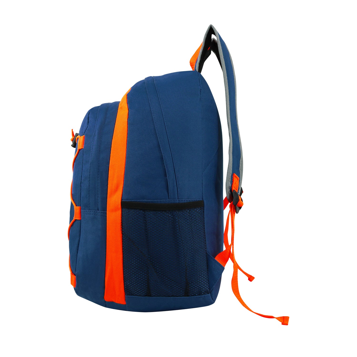 12 Wholesale 17" Bungee Backpacks in 4 Colors and 12 Bulk School Supply Kits of Your Choice