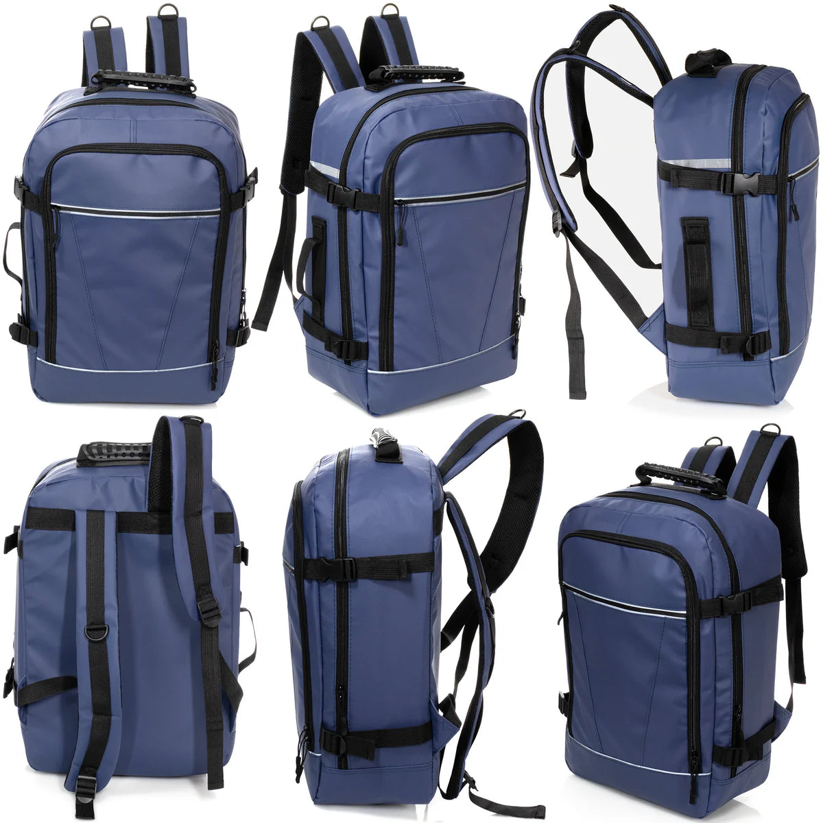 18" Deluxe Wholesale Backpack in 3 Colors Padded Back - Bulk Case of 12