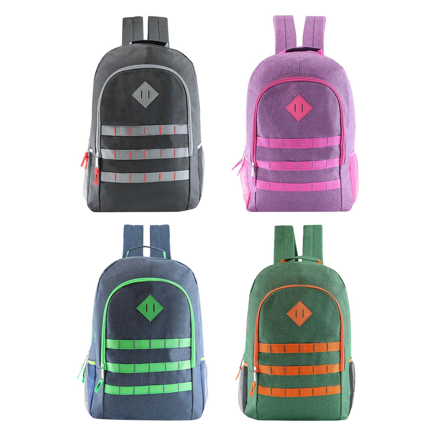 12 Premium 19" Backpacks & Your Choice of 12 Bulk Winter Item Sets - Wholesale Care Package: Homeless, Emergency, Charity