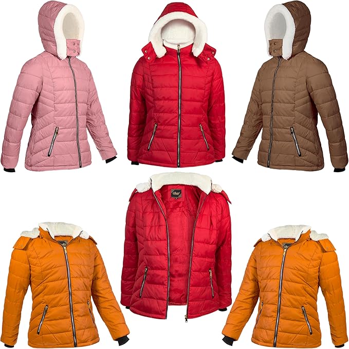 Wholesale Ladies Jacket Assorted Colors & Sizes 12-Pack – Bulk Case of 12